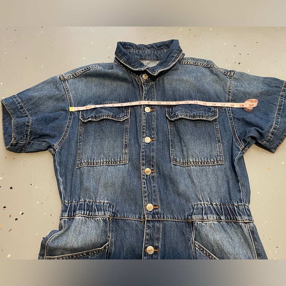 Free People Marci Denim Jumpsuit - Picture 12 of 12